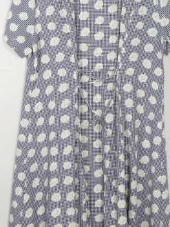 Vintage Check & Floral Button Down Dress XL/XXL