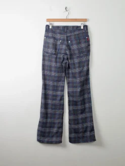 Vintage Check Susst 90s Trousers 29W