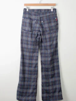Vintage Check Susst 90s Trousers 29W