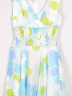 Vintage Colourful Polka Dot 1960s Short Dress 6/8