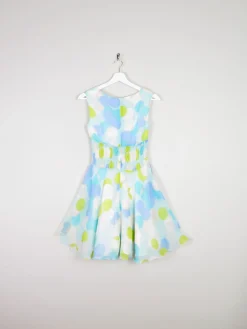 Vintage Colourful Polka Dot 1960s Short Dress 6/8