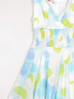 Vintage Colourful Polka Dot 1960s Short Dress 6/8