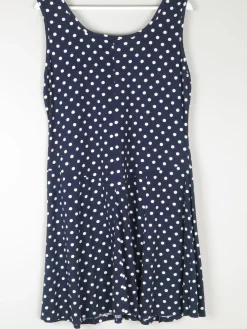 Vintage Cotton Dress Polka Dot L
