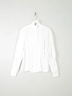 Vintage Cream Laura Ashley Victorian Style Blouse M