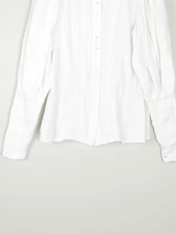 Vintage Cream Laura Ashley Victorian Style Blouse M