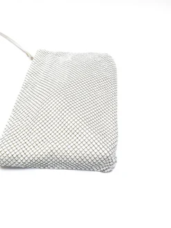Vintage Cream Whiting & Davis Chain Mail Bag