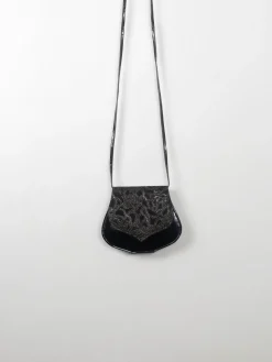 Vintage Cross Body Black Bag