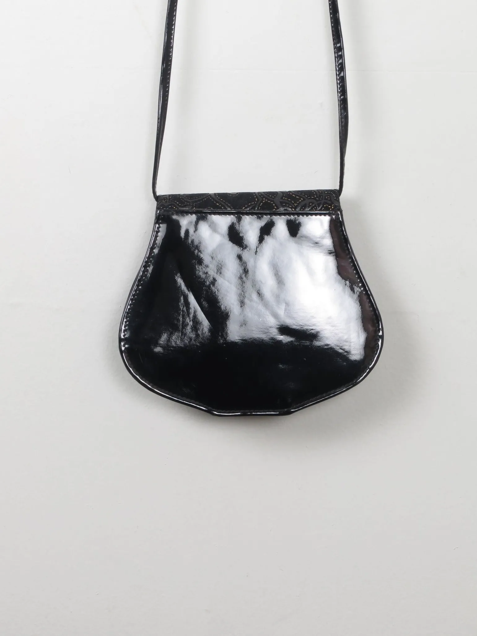 Vintage Cross Body Black Bag