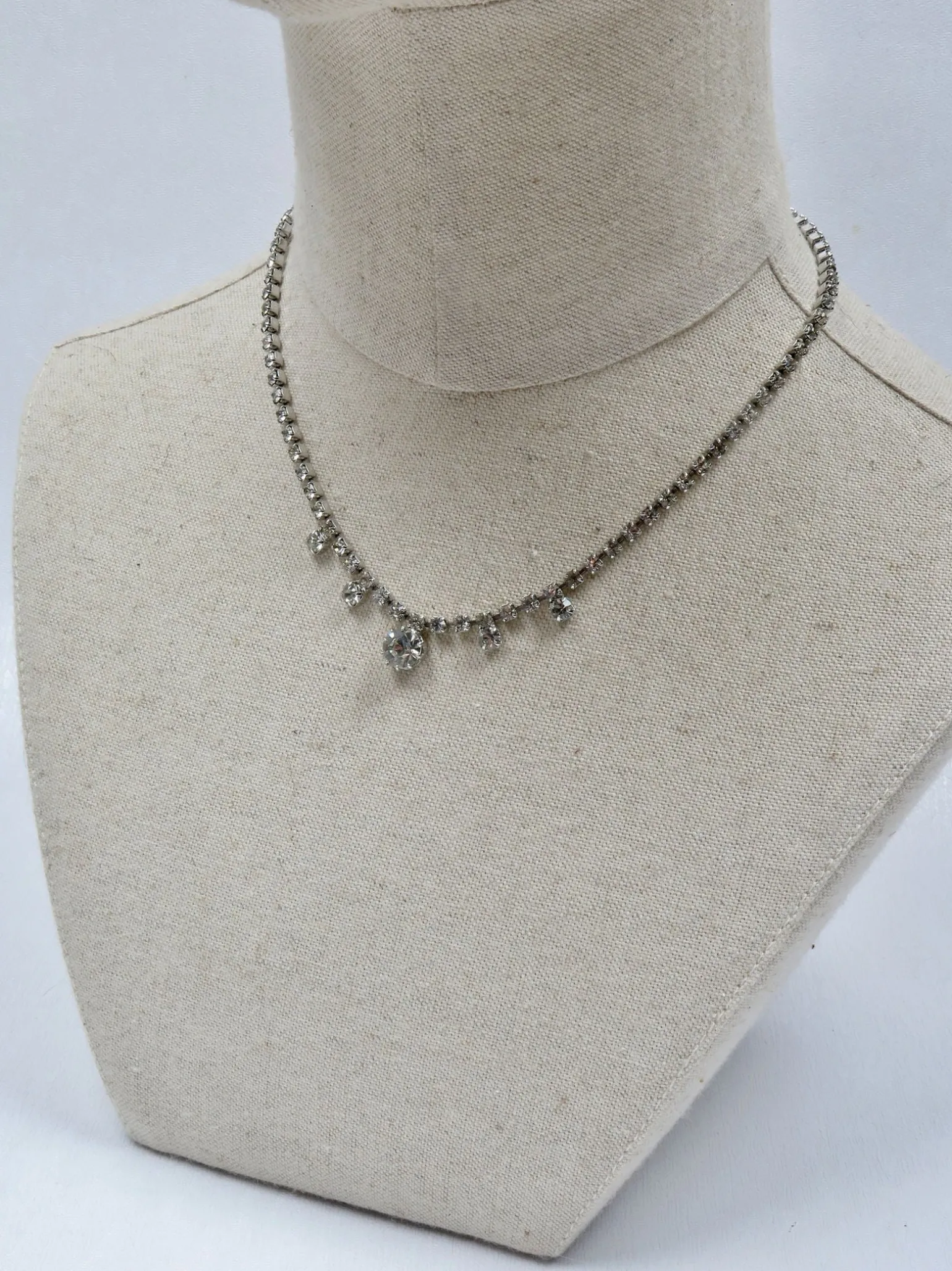 Vintage Diamante Paste Necklace