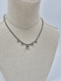 Vintage Diamante Paste Necklace