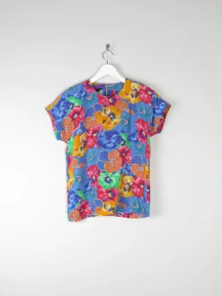 Vintage Escada Printed Blouse S/M