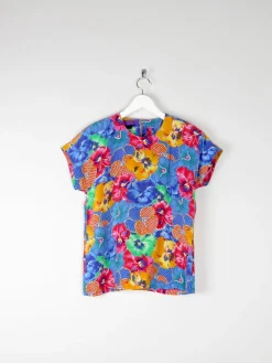 Vintage Escada Printed Blouse S/M