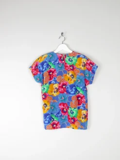 Vintage Escada Printed Blouse S/M