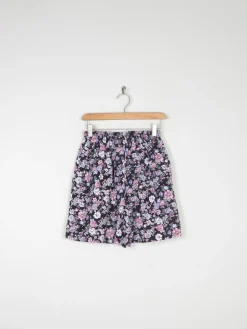 Vintage Floral Bermuda Shorts S