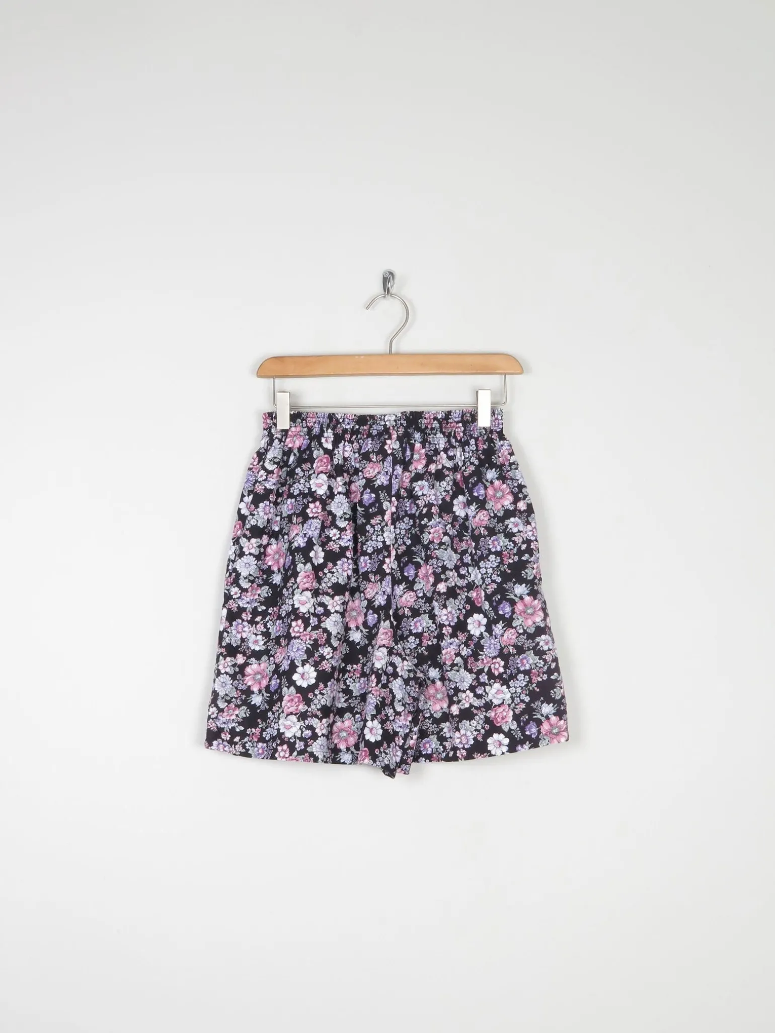 Vintage Floral Bermuda Shorts S