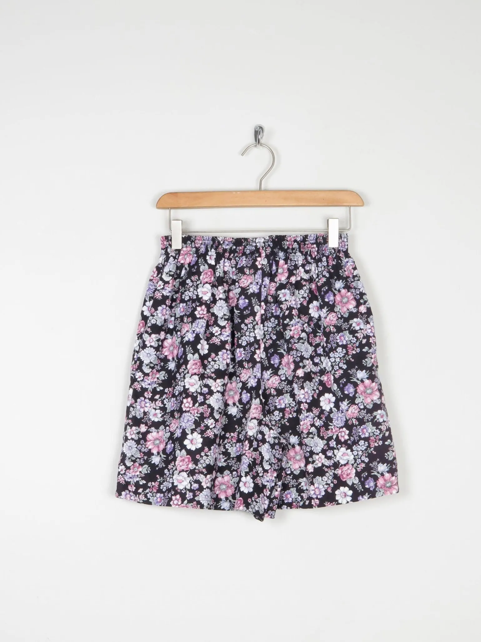 Vintage Floral Bermuda Shorts S