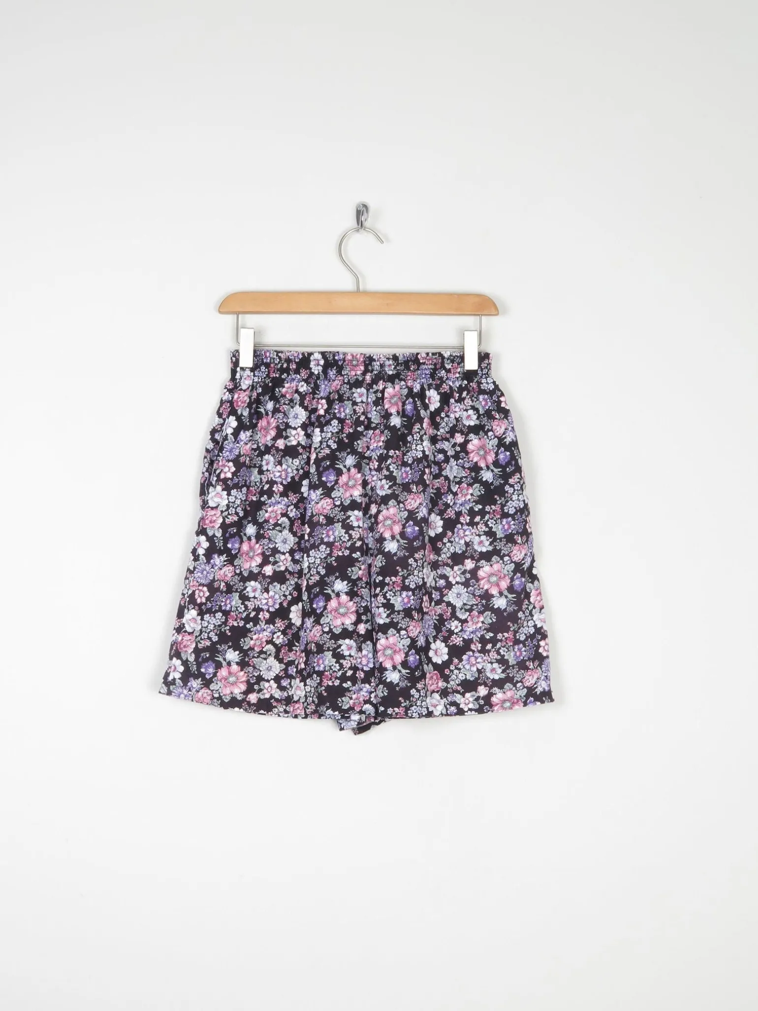 Vintage Floral Bermuda Shorts S