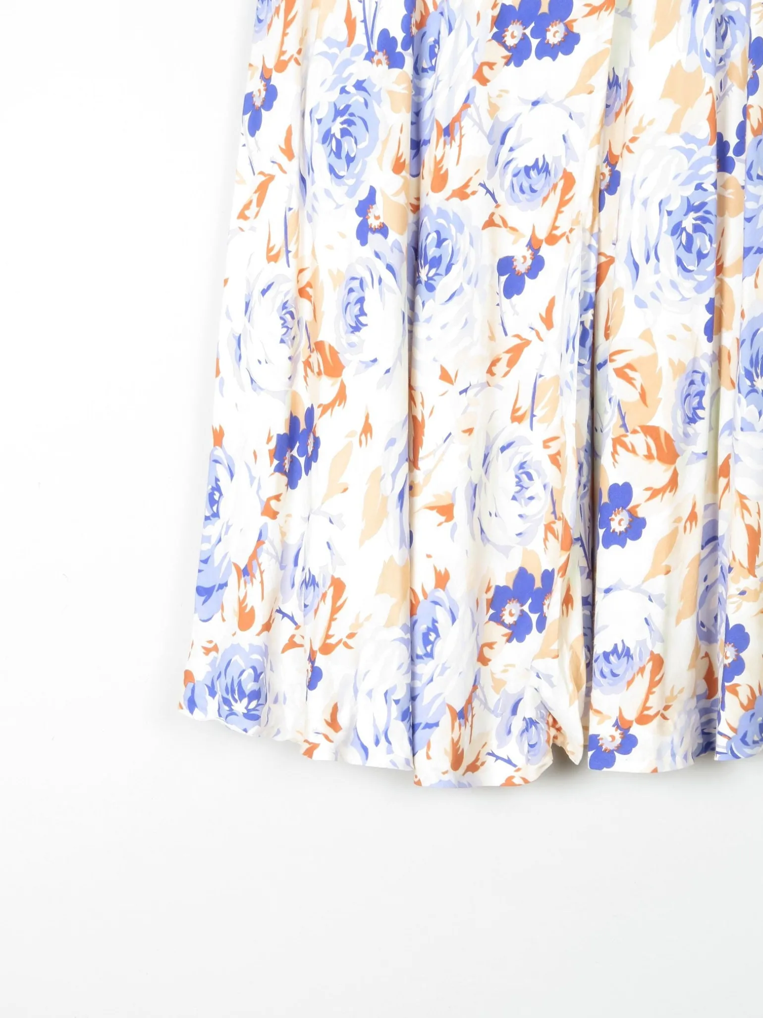 Vintage Floral Cacharel 1970s Knee Length Skirt 8/10