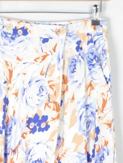Vintage Floral Cacharel 1970s Knee Length Skirt 8/10