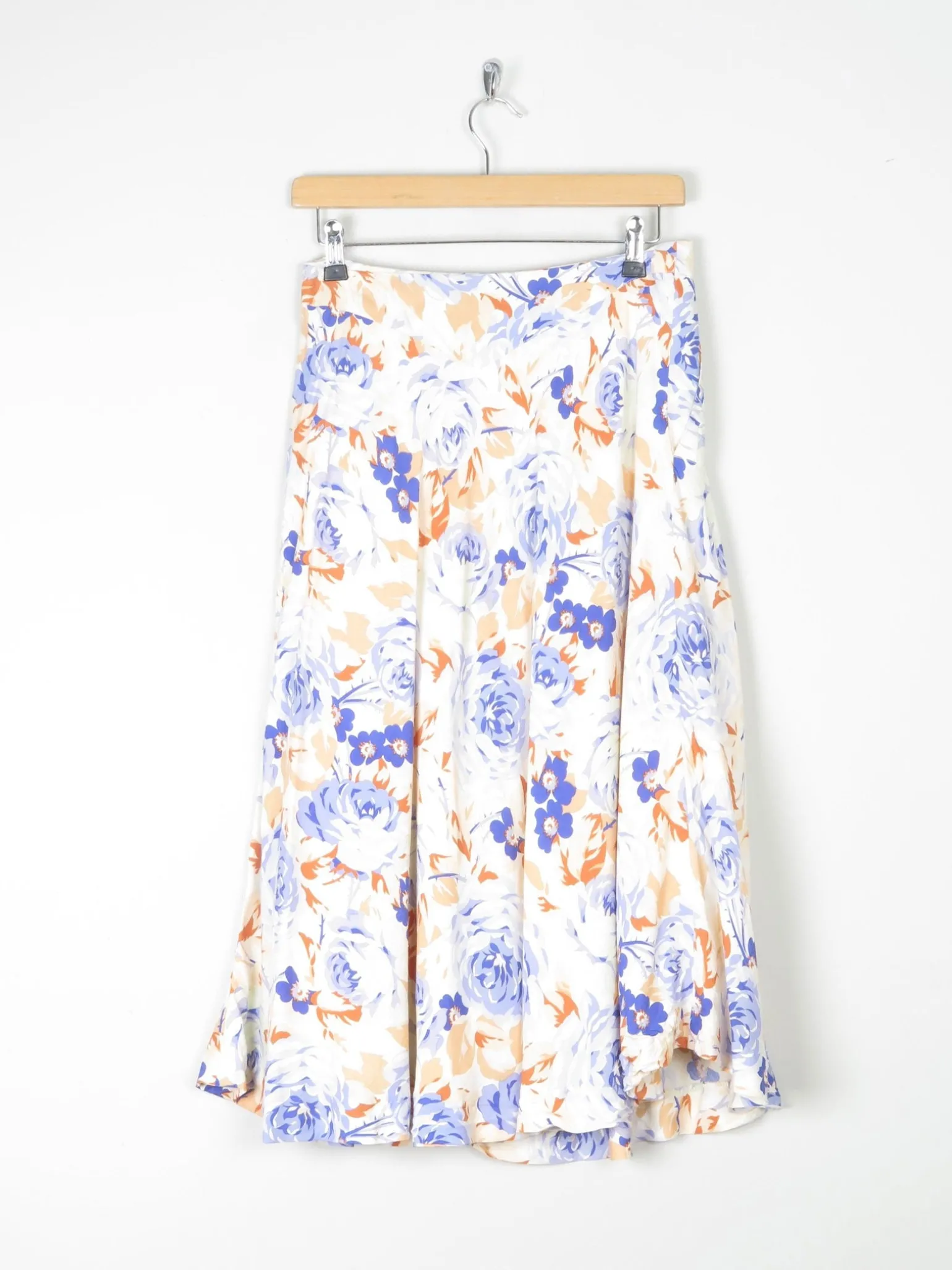 Vintage Floral Cacharel 1970s Knee Length Skirt 8/10