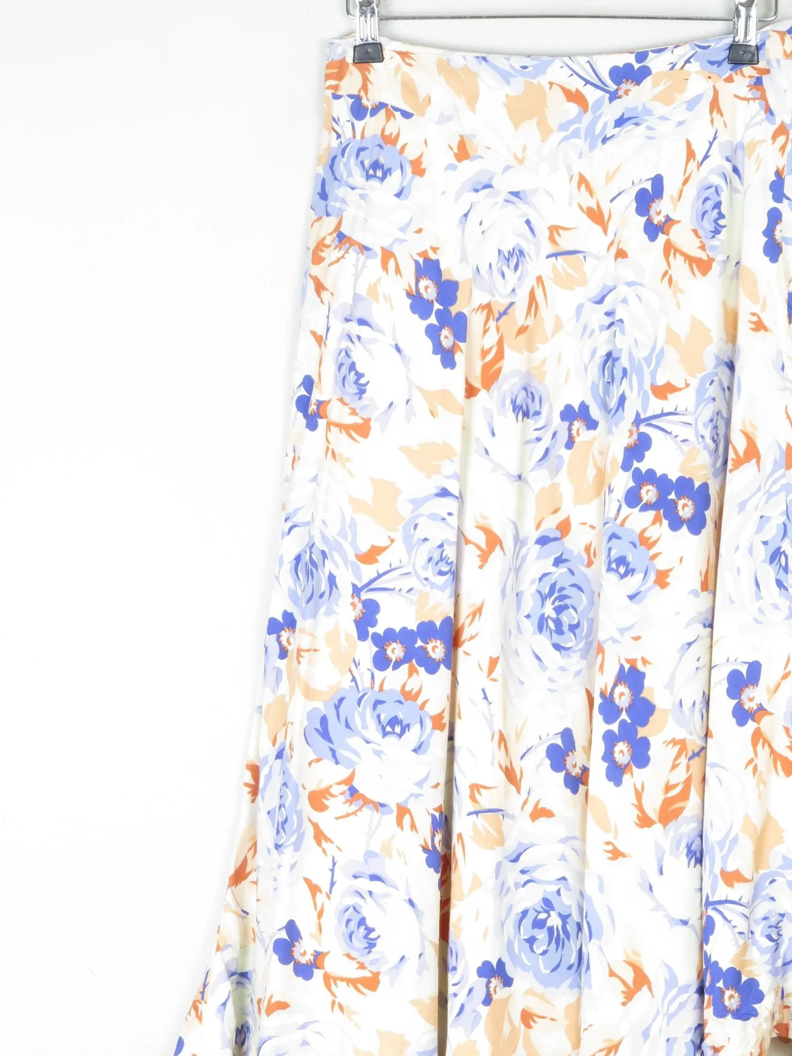 Vintage Floral Cacharel 1970s Knee Length Skirt 8/10
