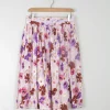 Vintage Floral Printed Skirt 8/10