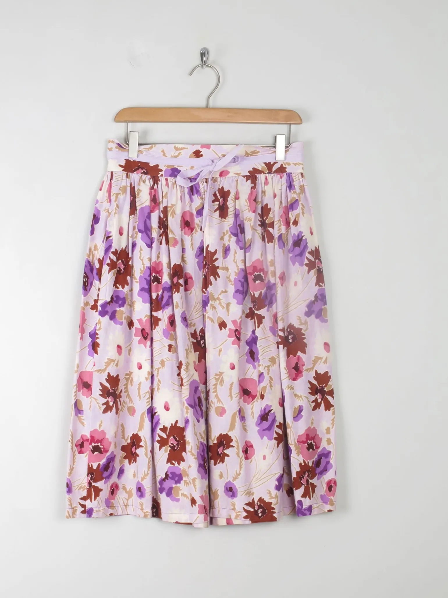 Vintage Floral Printed Skirt 8/10