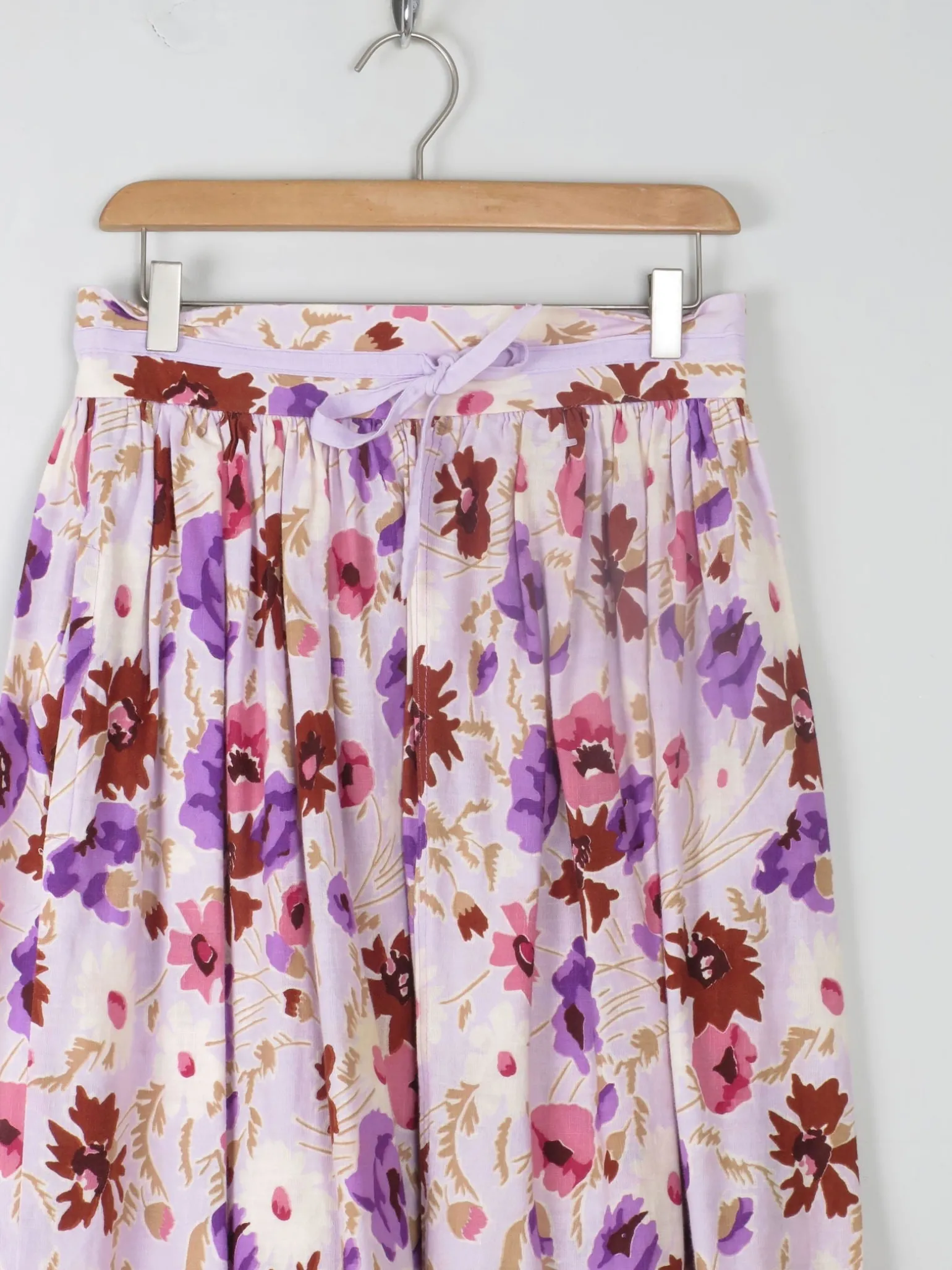 Vintage Floral Printed Skirt 8/10