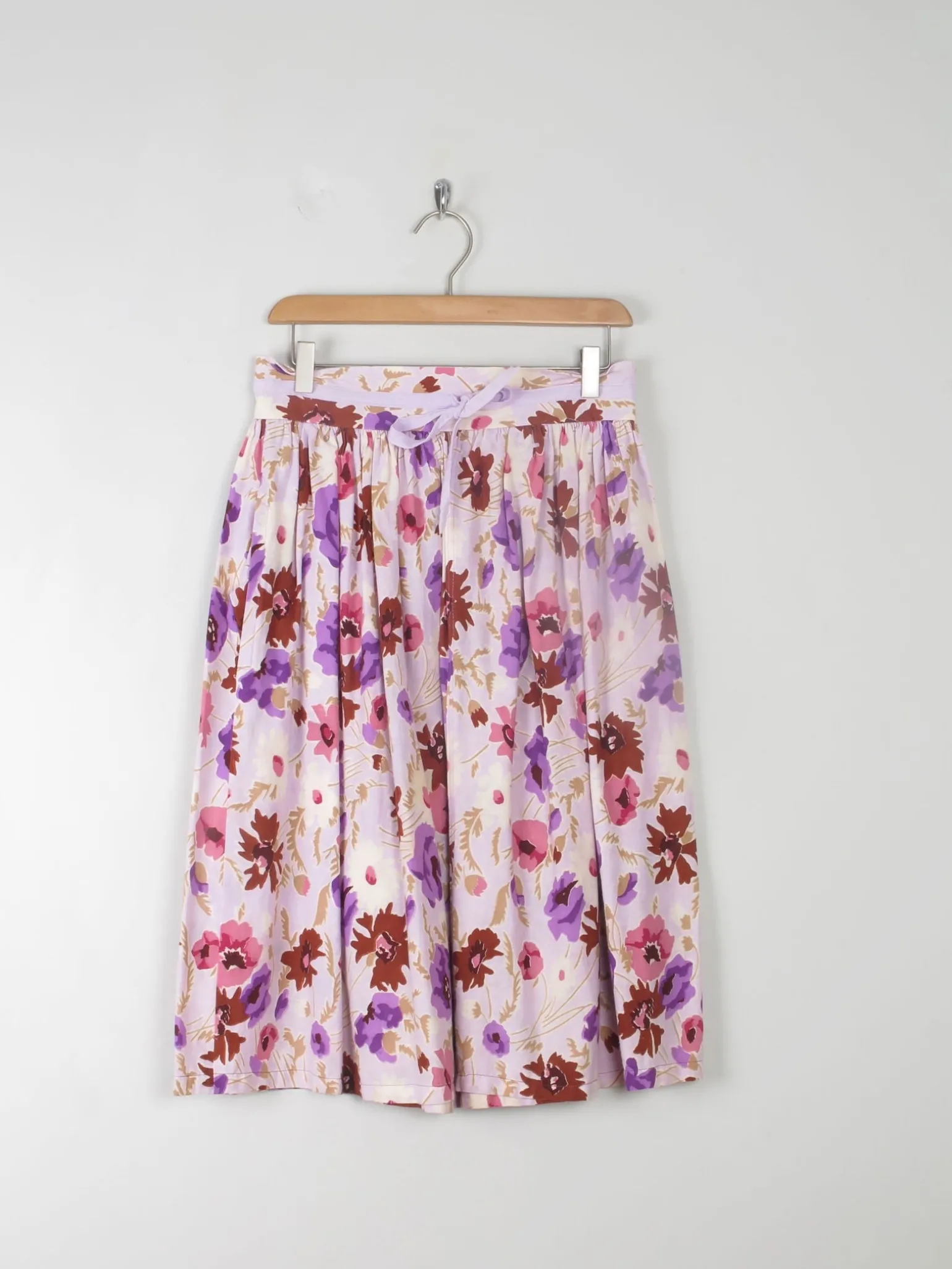 Vintage Floral Printed Skirt 8/10