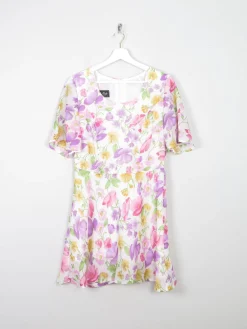 Vintage Floral 1970s Dress XS 6/8