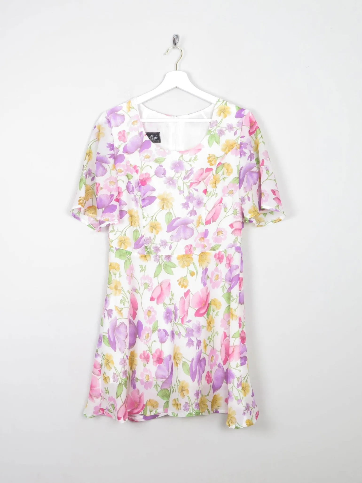 Vintage Floral 1970s Dress XS 6/8