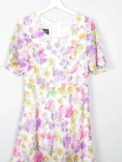 Vintage Floral 1970s Dress XS 6/8