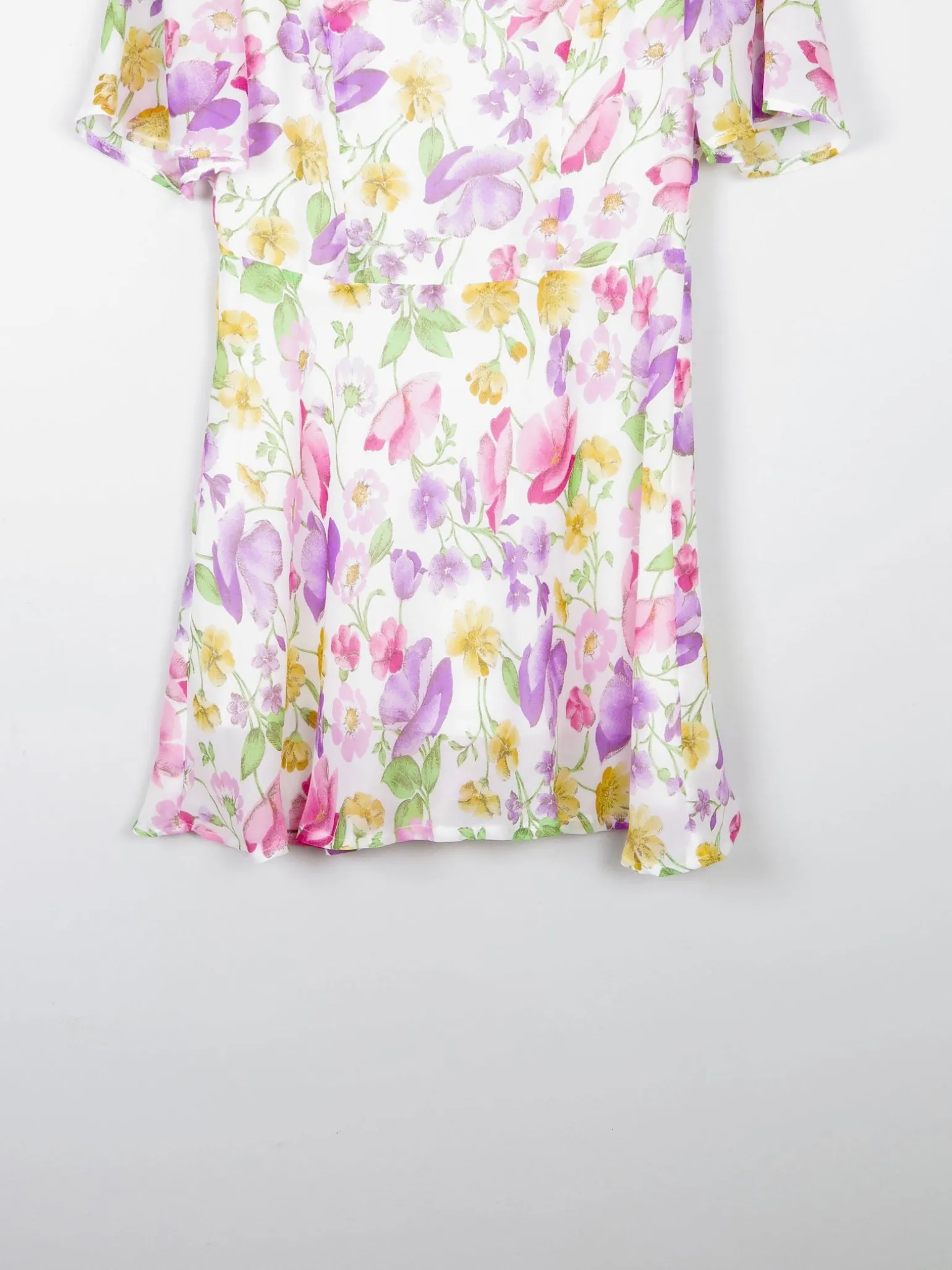 Vintage Floral 1970s Dress XS 6/8