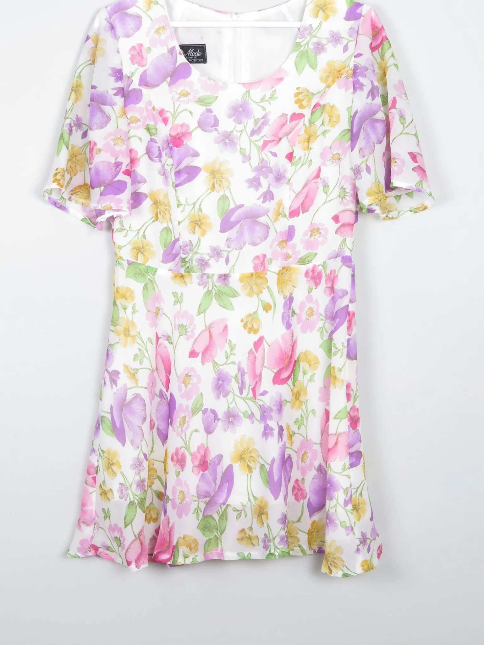 Vintage Floral 1970s Dress XS 6/8