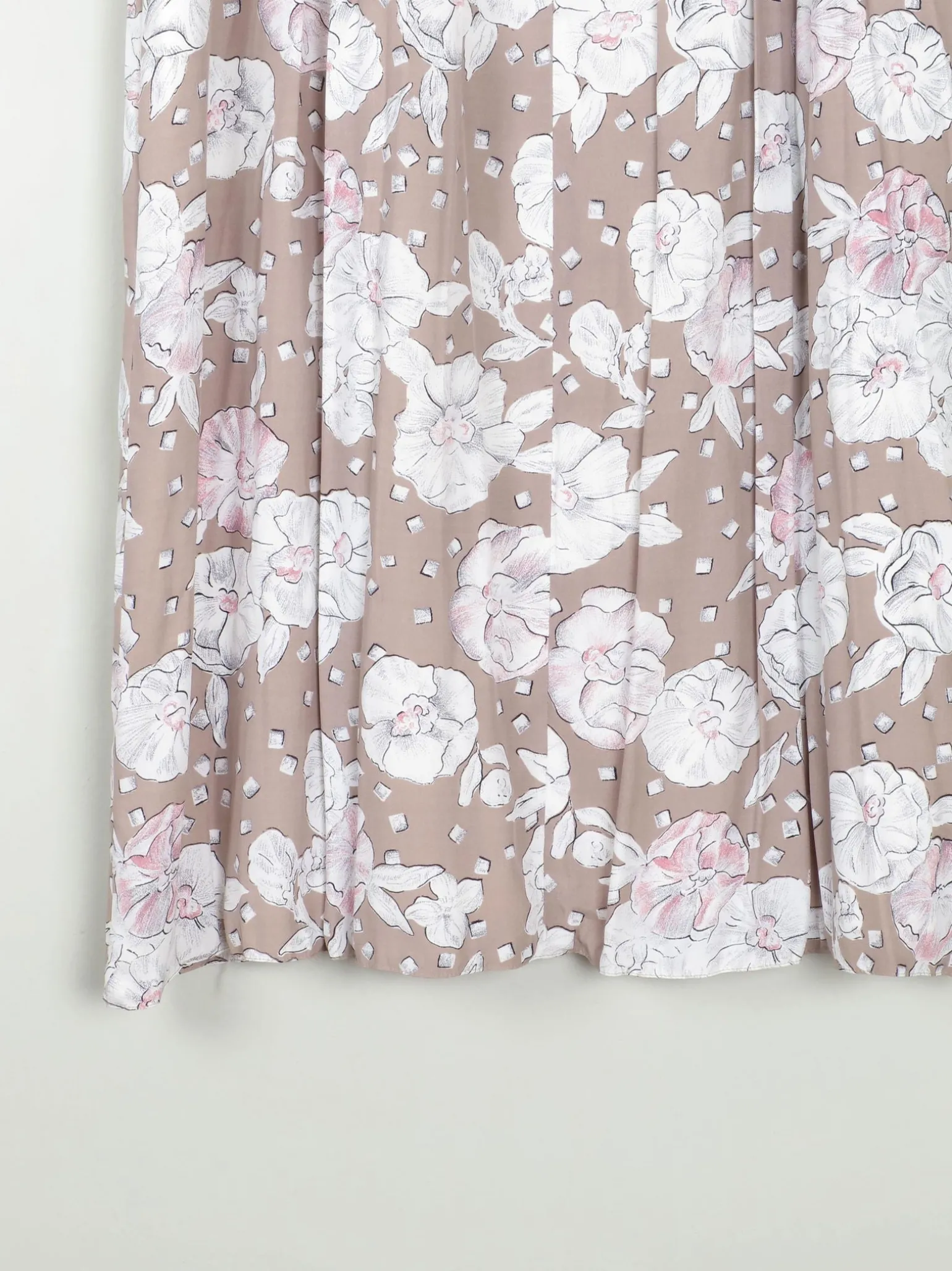 Vintage Floral Skirt L