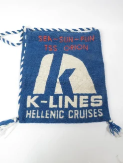 Vintage Greek Island Ferry Bag