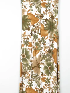 Vintage Green & Rust Vintage Long Dress 6