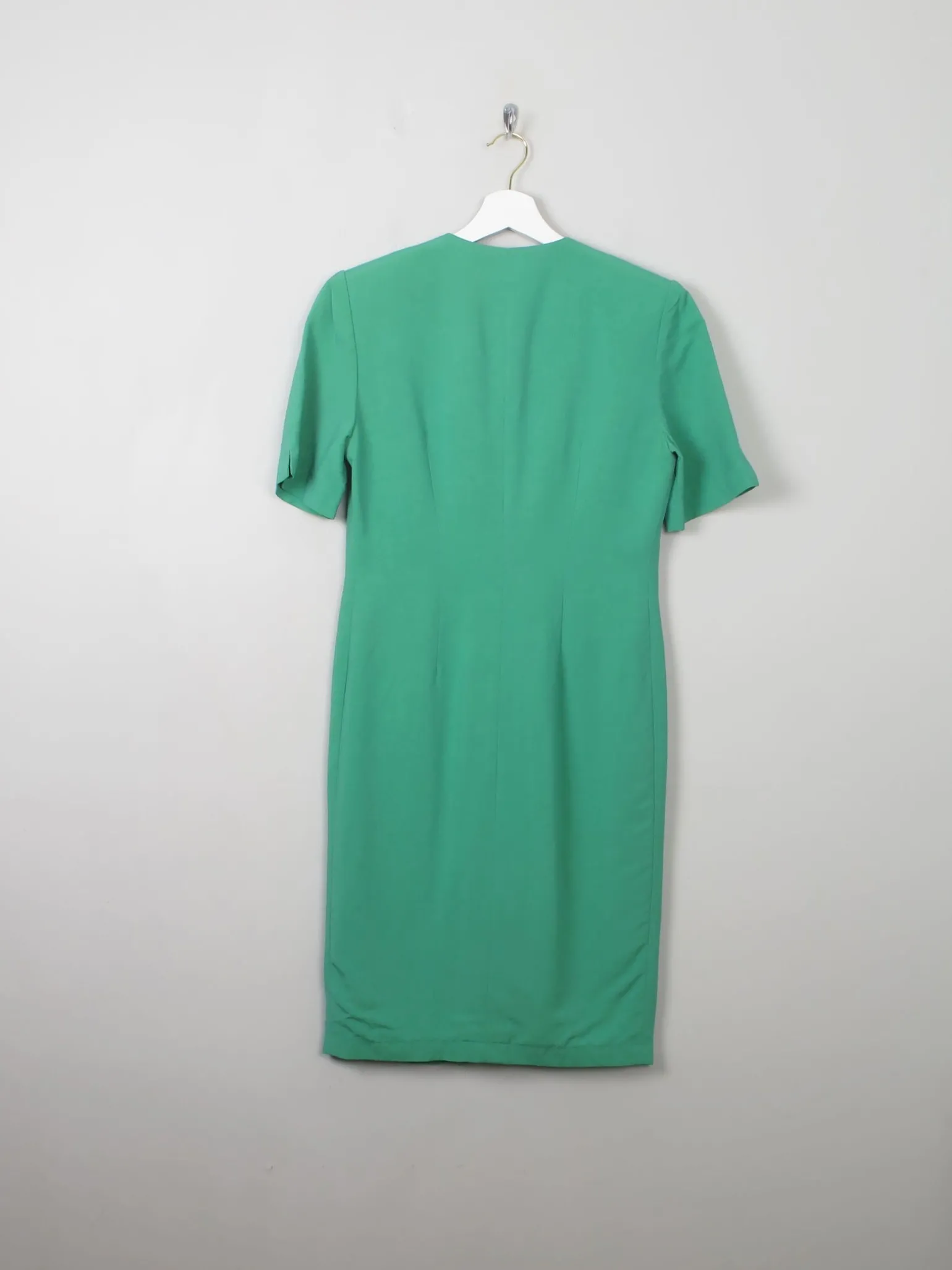 Vintage Green Button Down Dress XS