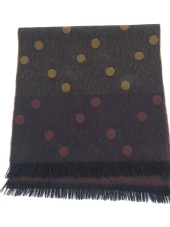 Vintage  Green Polka Dot Mens Scarf