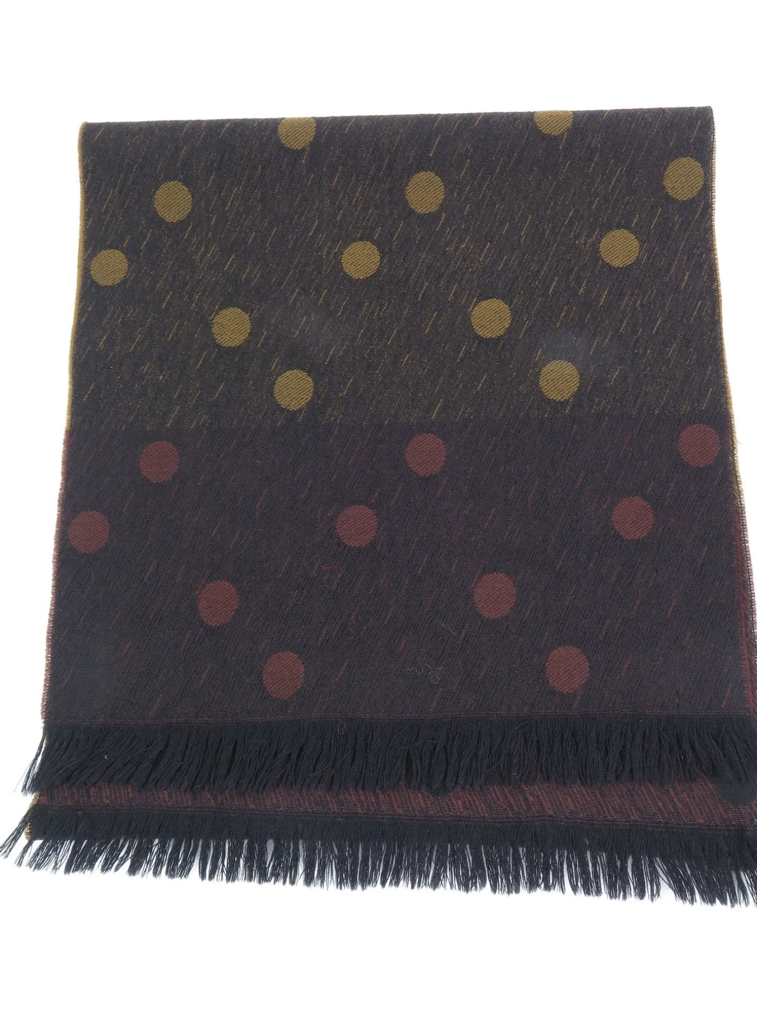 Vintage  Green Polka Dot Mens Scarf