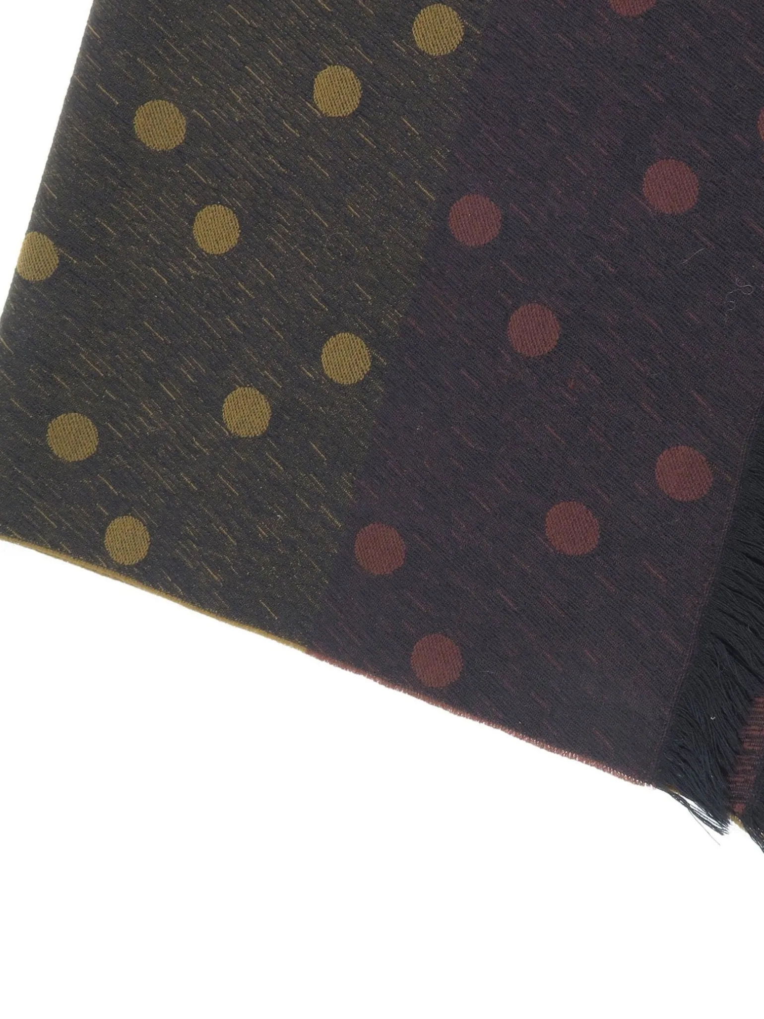 Vintage  Green Polka Dot Mens Scarf