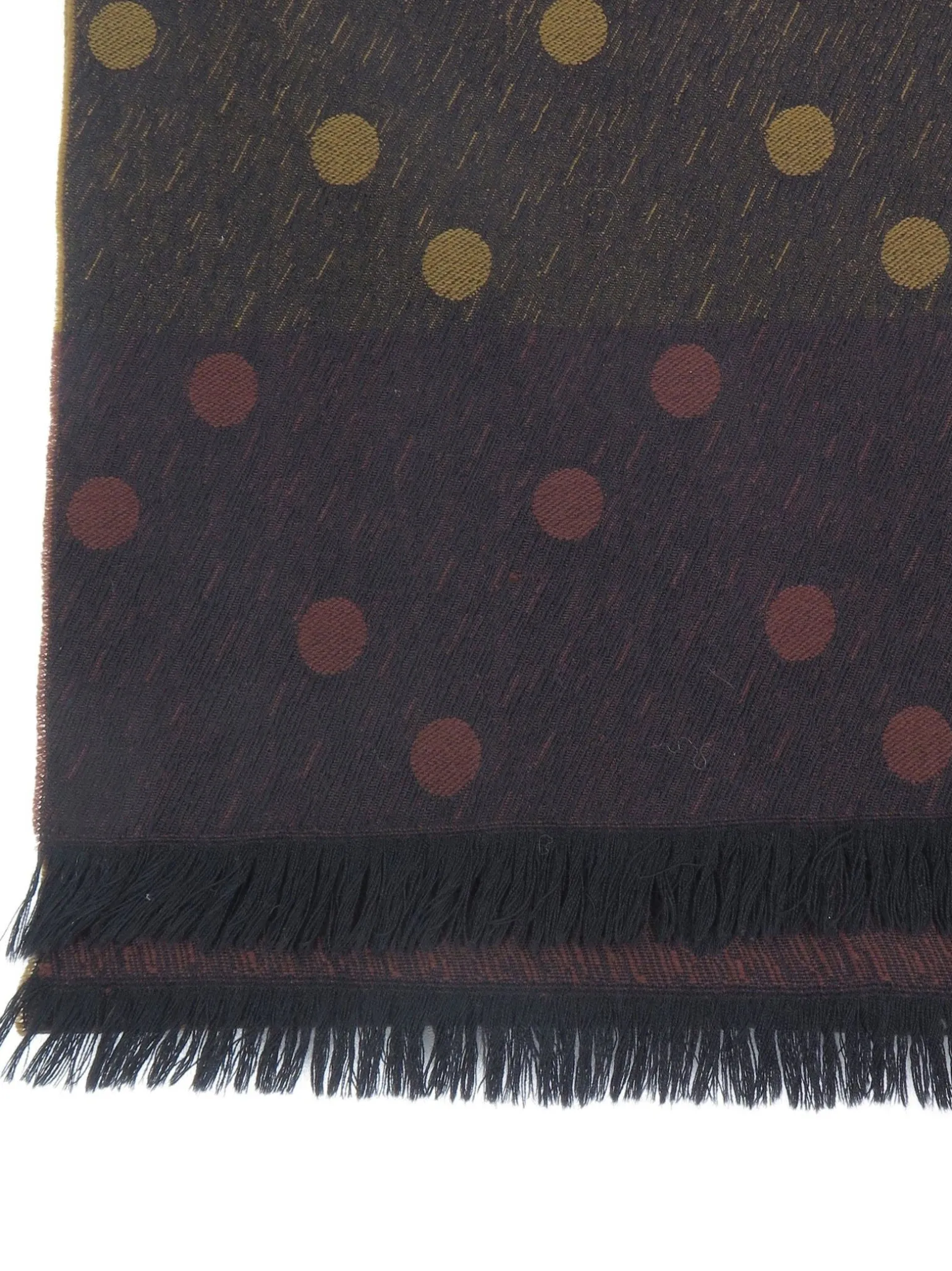 Vintage  Green Polka Dot Mens Scarf