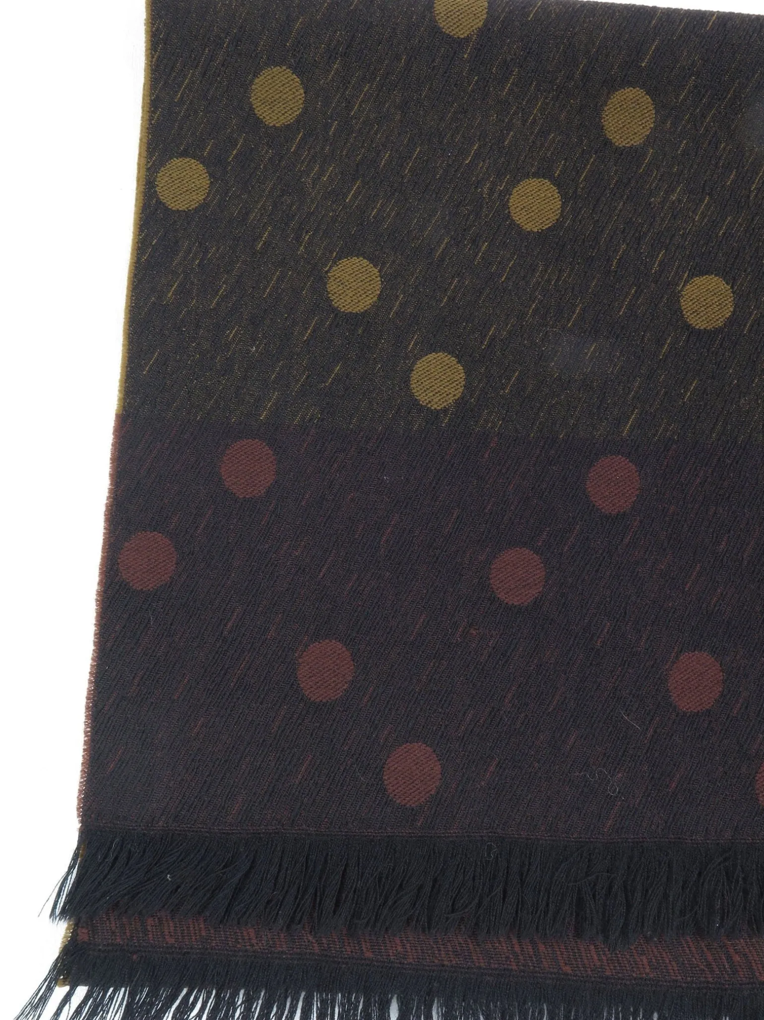 Vintage  Green Polka Dot Mens Scarf