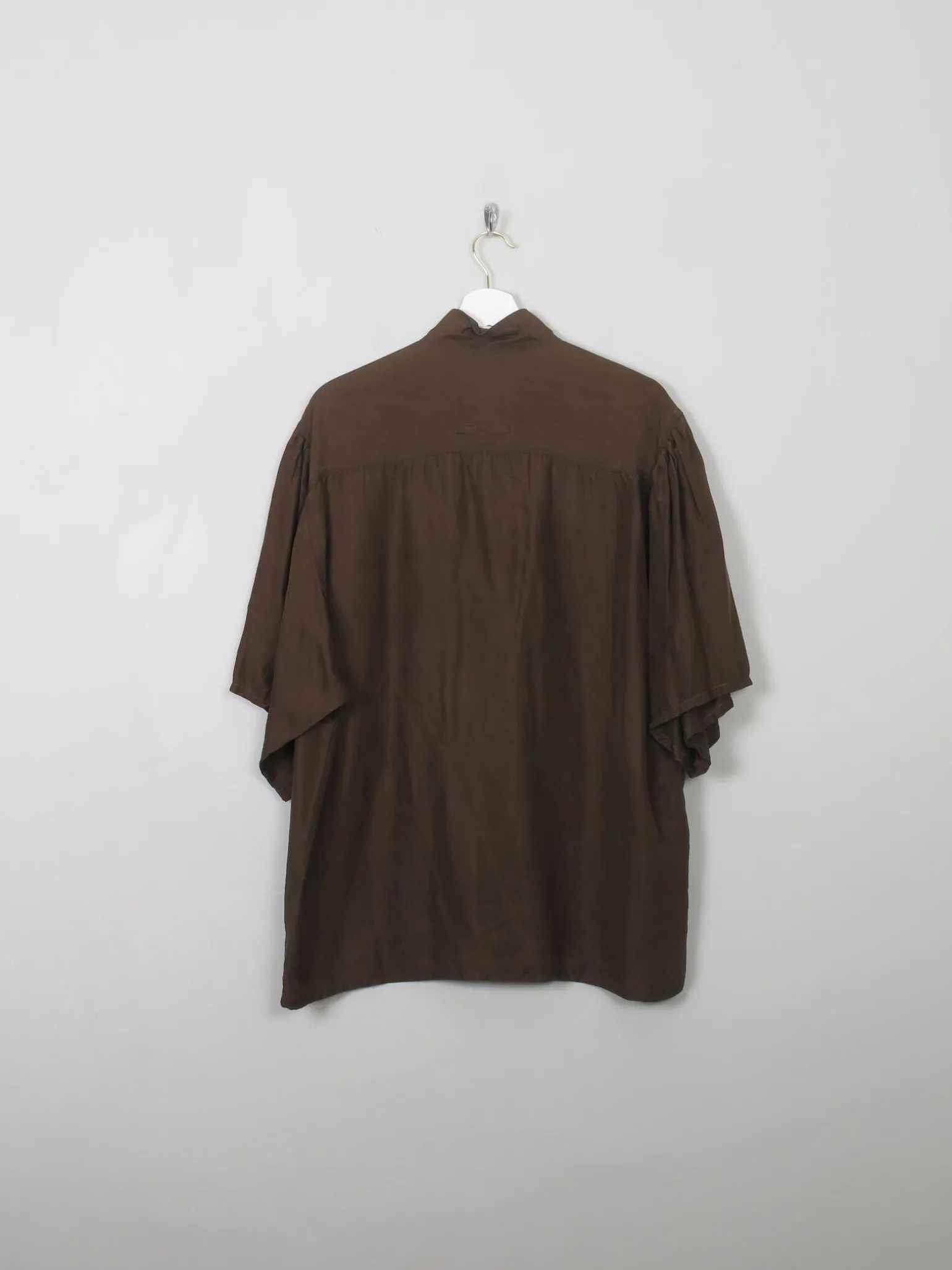 Vintage Green Silk Yaya Blouse L/XL