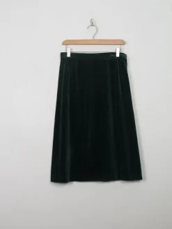 Vintage Green Velvet Skirt 27