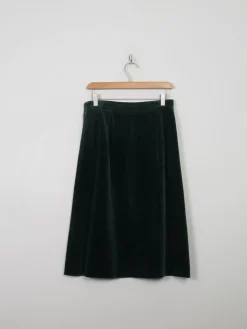 Vintage Green Velvet Skirt 27