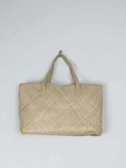 Vintage Italian Light Green Straw Bag