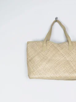 Vintage Italian Light Green Straw Bag