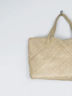 Vintage Italian Light Green Straw Bag