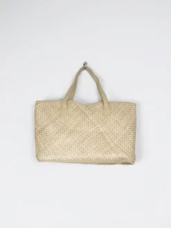 Vintage Italian Light Green Straw Bag